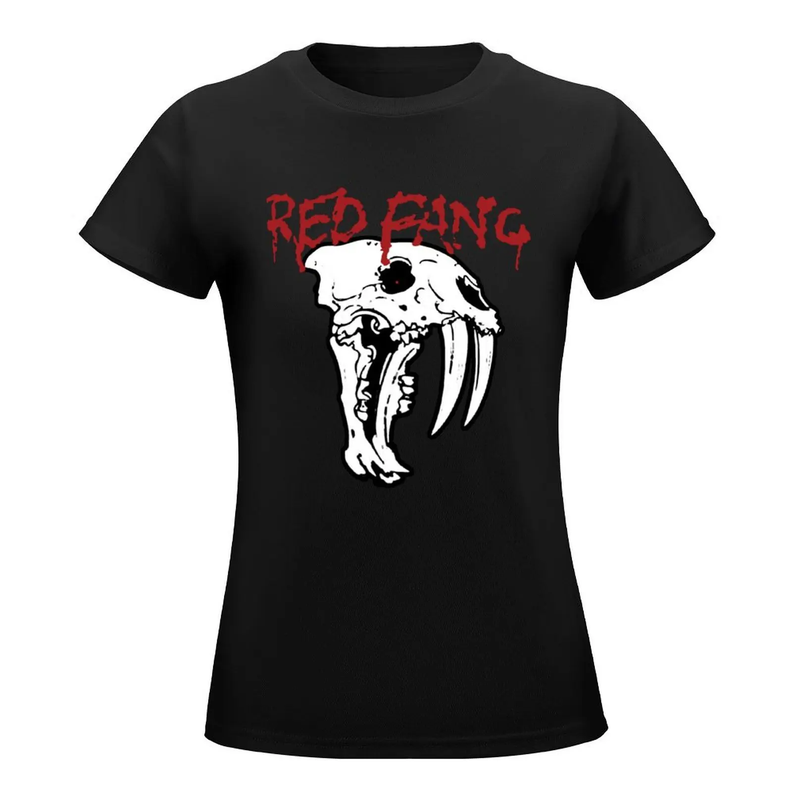 Red Fang Band T-Shirt blacks oversized white t-shirts for Women