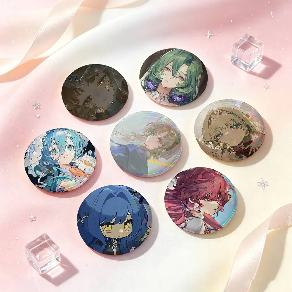 Reverse 1999 Anime Game Badges Button Round Creative Pin Brooch Badge Bag Decor Accessories Fans Collect Friends Gifts
