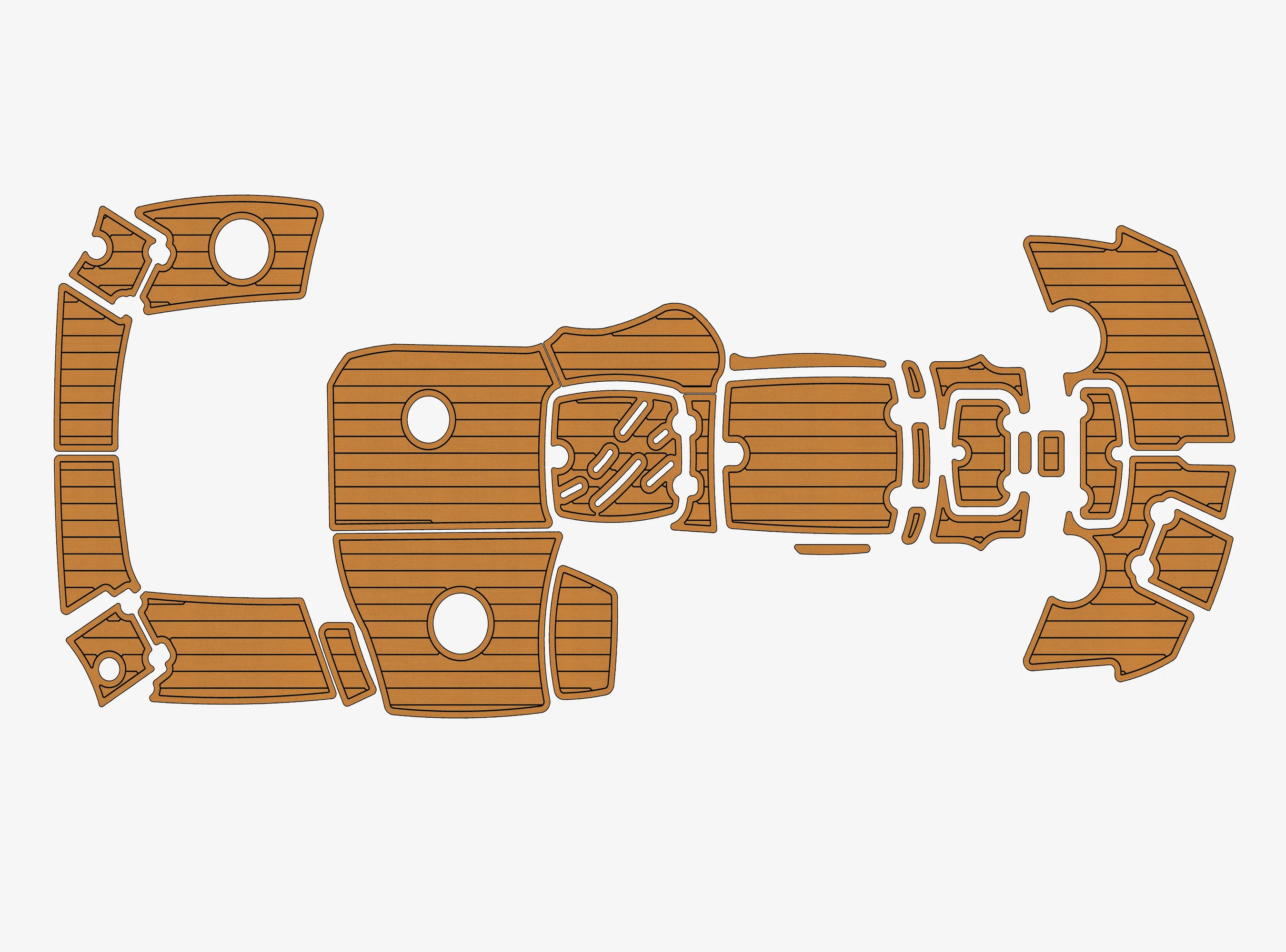 

Морской коврик из ПВХ с имитацией тика, нескользящий, из ЭВА-пены, 6 мм (215 1/4 дюйма), для Chevrolet Tahoe 2005-2008, аналог Seadek Aqua, для морских судов