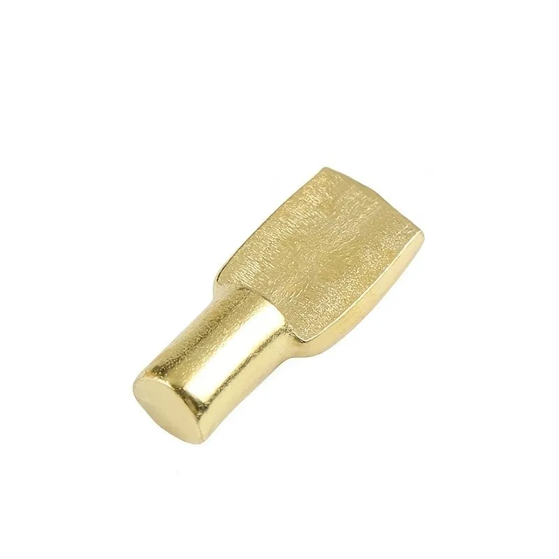 17 pcs 6mm Bookcase Shelf Clips, Furniture Hardware, Sturdy Iron Core, Spoon-Shaped Design, Multipurpose