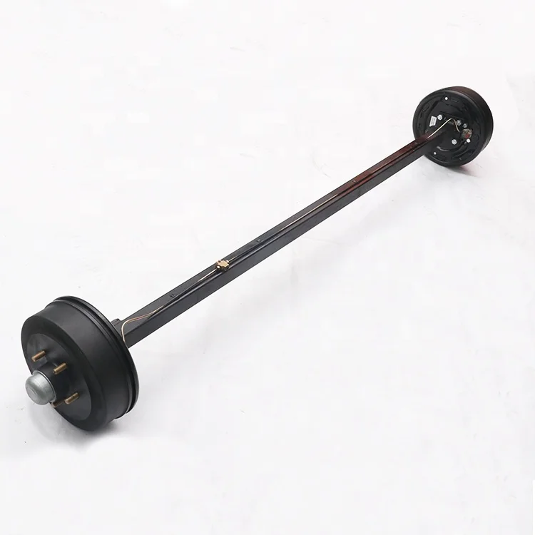 

Australia Market Hot Sale Square Trailer Axle With 10 Inch Electric Brake Packing Lever Trailer Spare Parts For Camper
