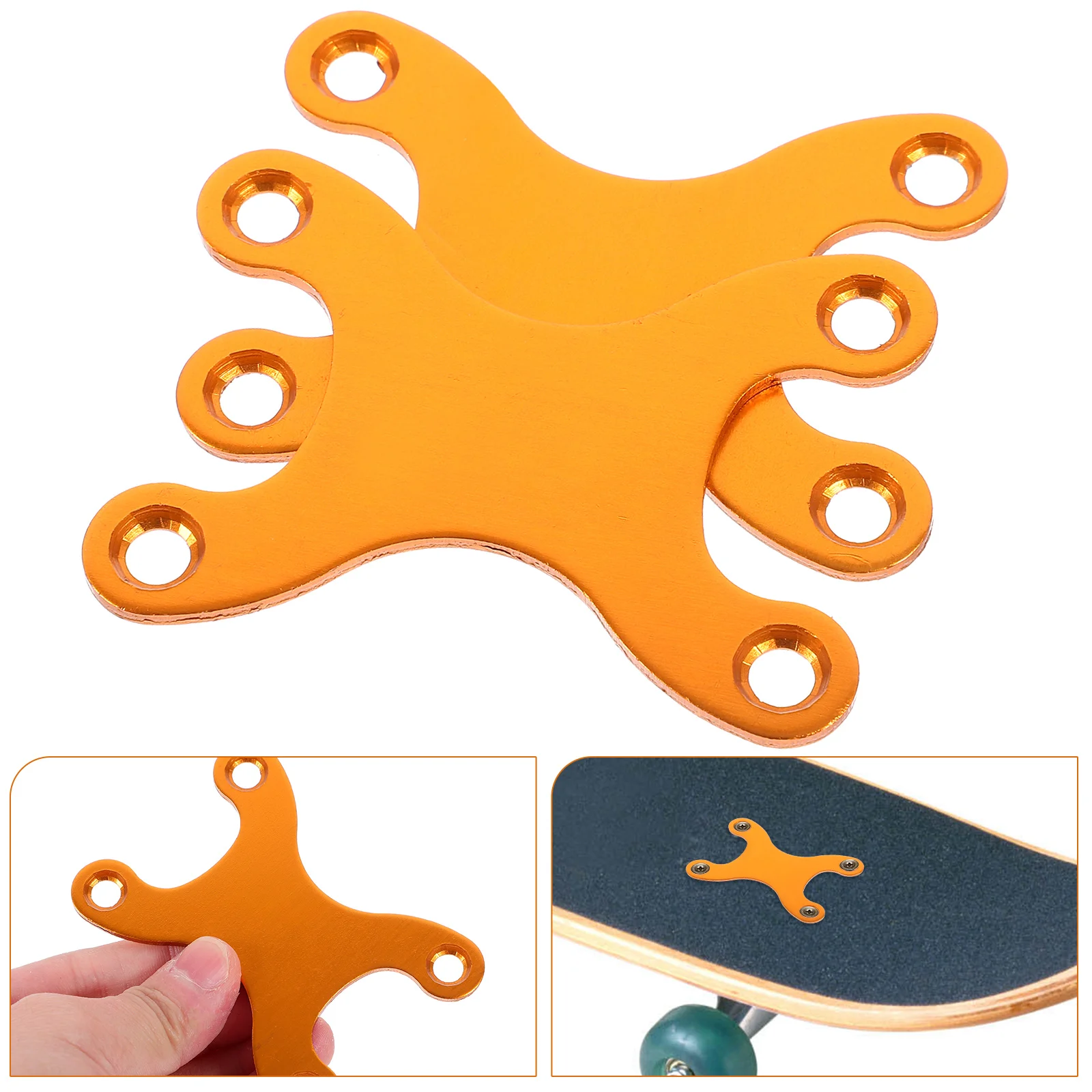 

2 Pcs Anti- Gasket Skateboard Accessories Hardware Washer Hardwares Sinking Plate Deck Protection Accessory