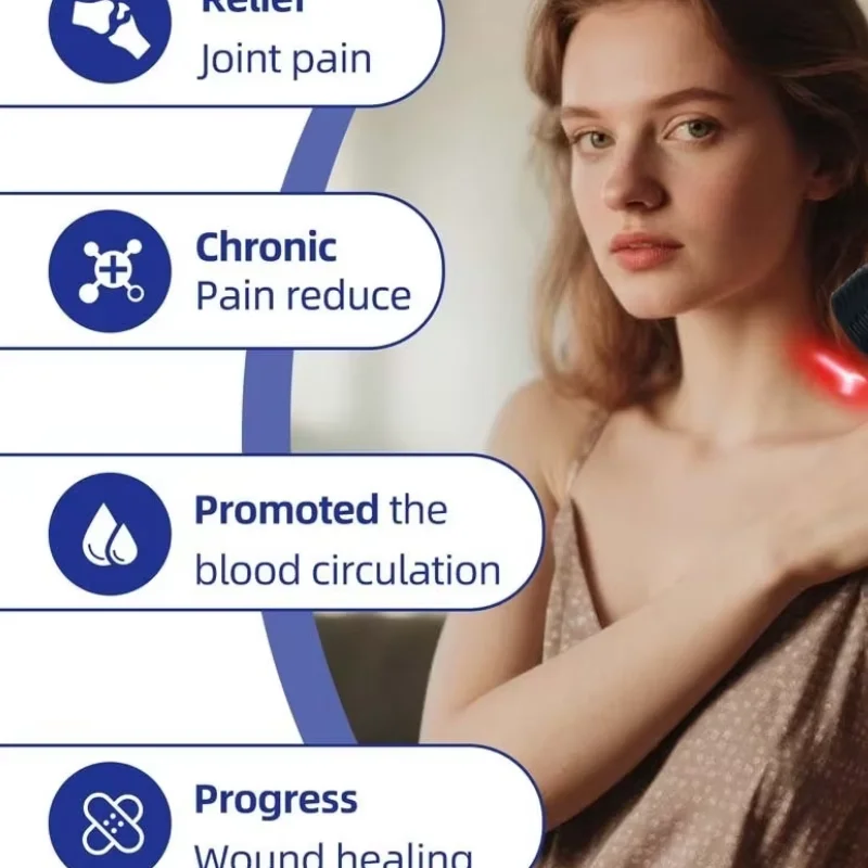 Advanced 5W Class IV Laser Therapy 808nm Near Infrared for Deep Penetration Pain Management Nerve Regeneration Healing