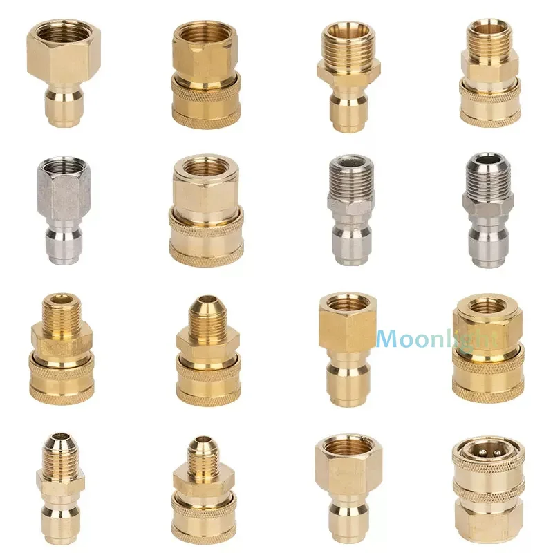 1PCS High Pressure Washer M14 M18 M22 Adapter Quick Connector Quick Release Fitting Power Washer Fast Connection Quick Coupler