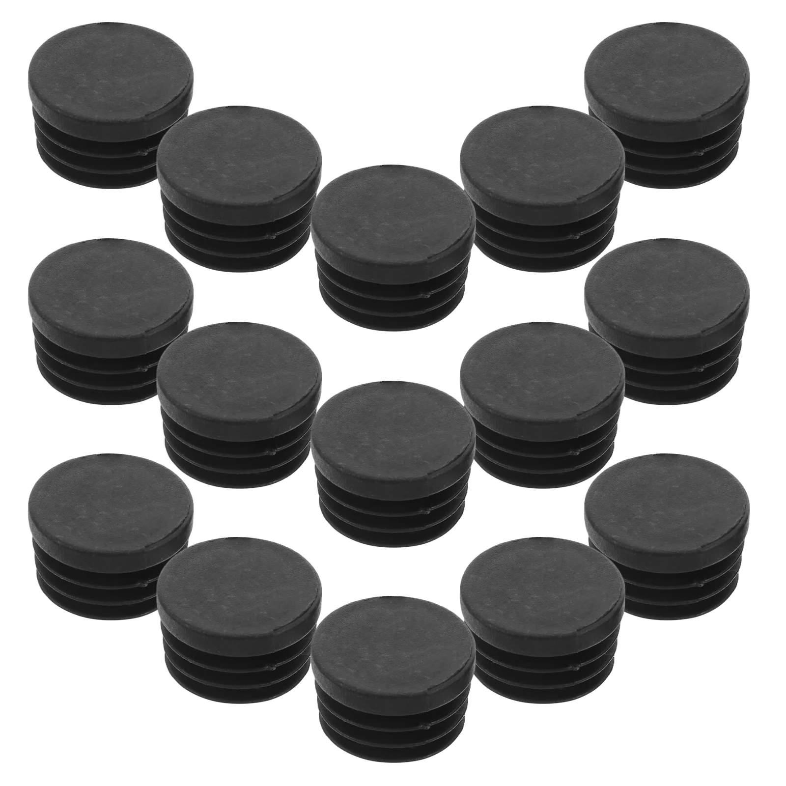 

20PCS Round Pipe Plug Sturdy Plastic End Caps for Tubing Furniture Patio Hole Plugs Tube Closure Round Pipe Cap Replacement