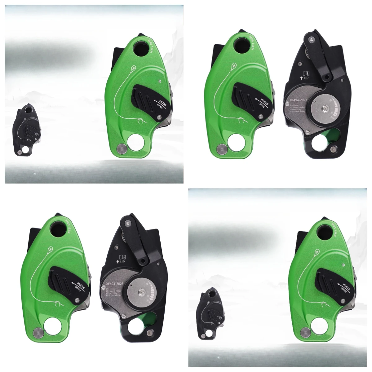 High-efficiency Tiger Jump Descender Stop Self-made Stop Type Anti-panic Fire Fall Auxiliary Equipment