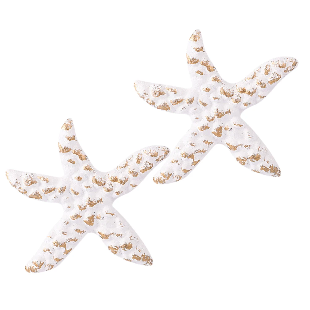 

2 Pcs Cabinet Handles Beach Themed Dresser Knobs Decorative Drawer Pulls White Closet Door