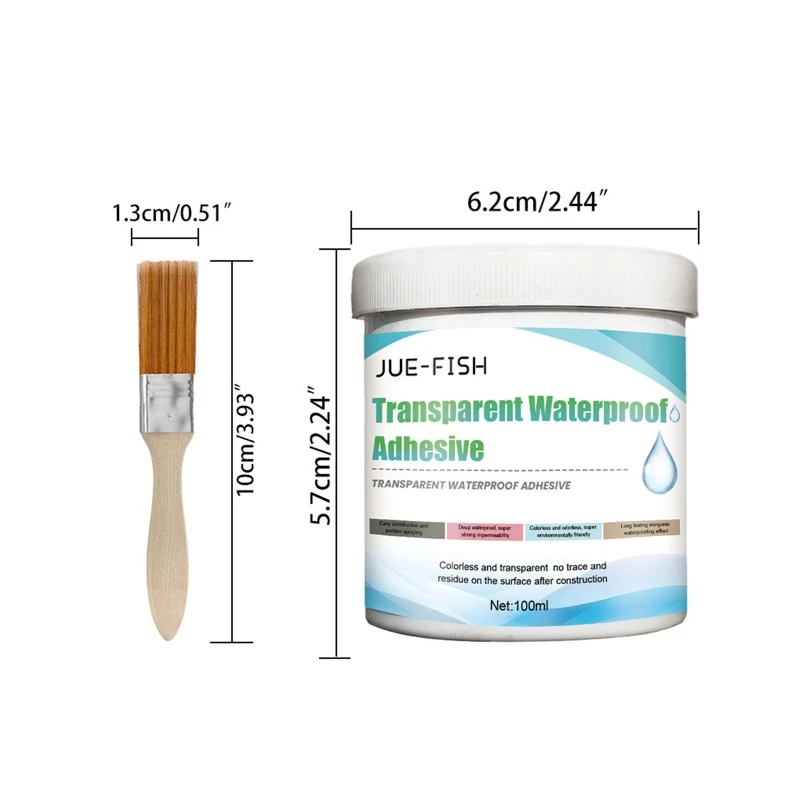 Agente invisible impermeable resistente a fugas para reparar techo pared