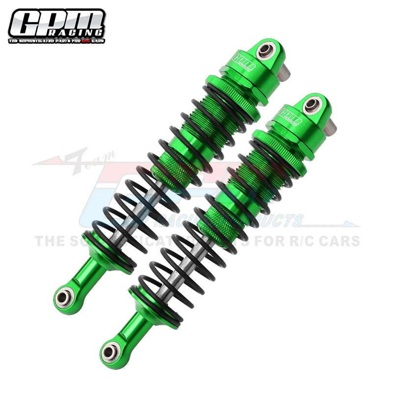 GPM امتصاص الصدمات ل محوري 1/6 SCX6 JLU AXI05000 T1/T2 إبرة تعليق معدنية نقطة المنتصف 145 مللي متر أجزاء عالمية أمامية وخلفية