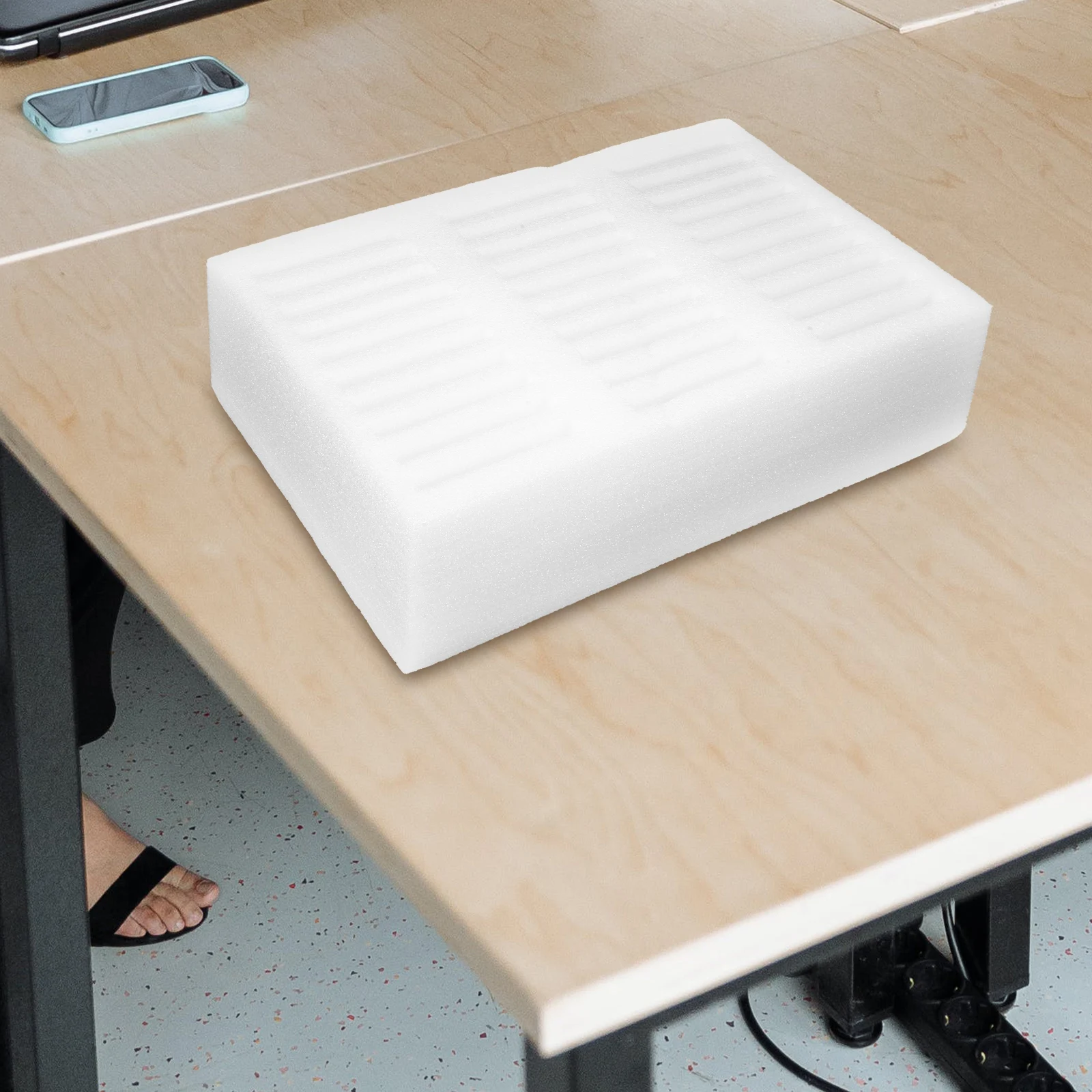 

White Pearl Phone Storage Box 30 Compartments Cell Organizer Cell Phone Holder For Classroom Classroom Desk File Folder