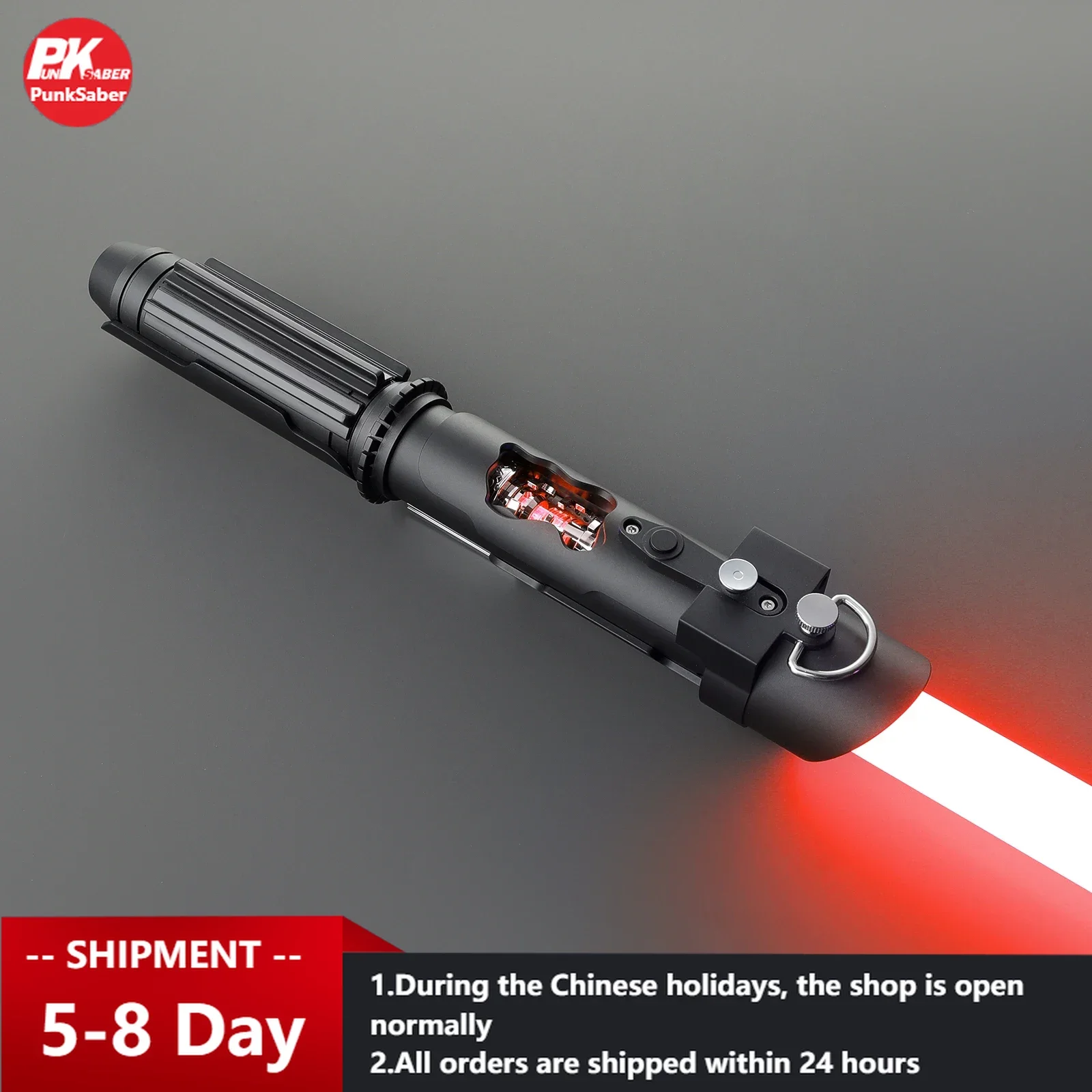 PunkSaber Lightsaber Neopixel Jedi Laser Sword Heavy Dueling Sensitive Smooth Infinite Changing Hitting Sound Light Saber Toy