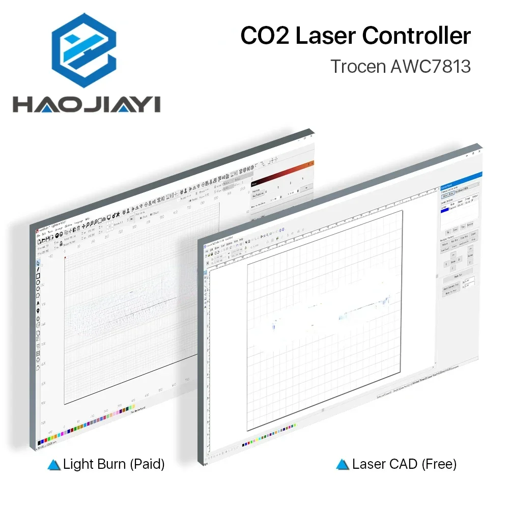 AWC7813 CO2 Laser Controller System DSP for Co2 Laser Engraver Cutting Machine