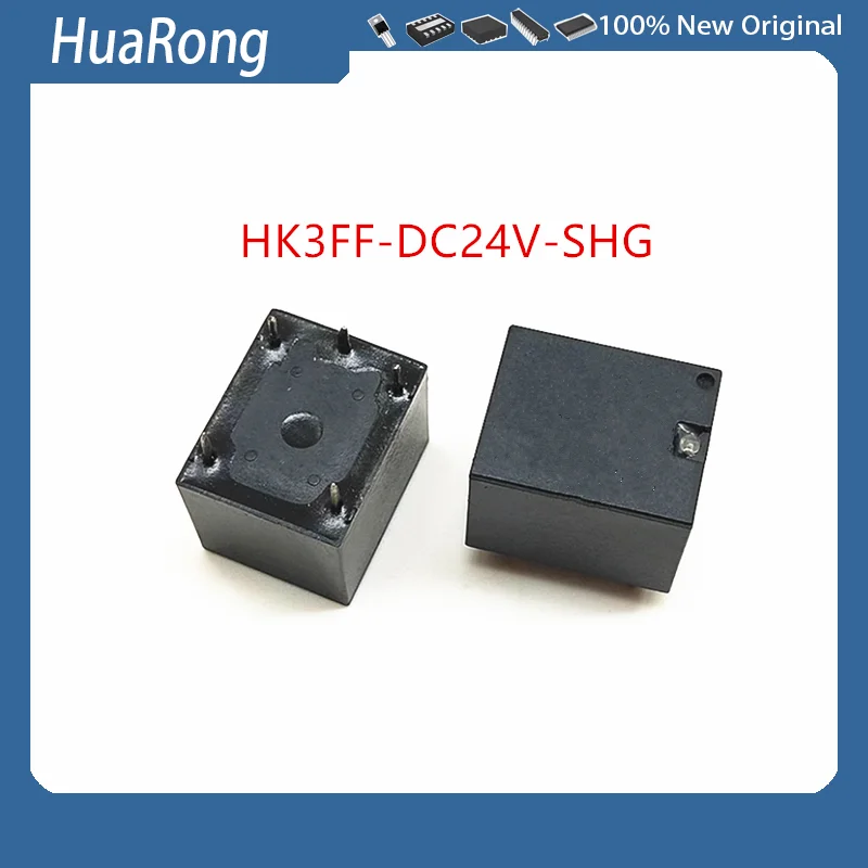 5Pcs/Lot   HK3FF-DC24V-SHG 10A  5PIN MPA-S-112-A  12V 4PIN