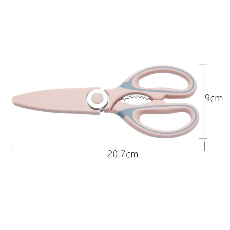 Smarthink Multifunctional Food Fishbone Scissors Home Kitchen Chicken Bone Scissors Stainless Steel Corkscrew