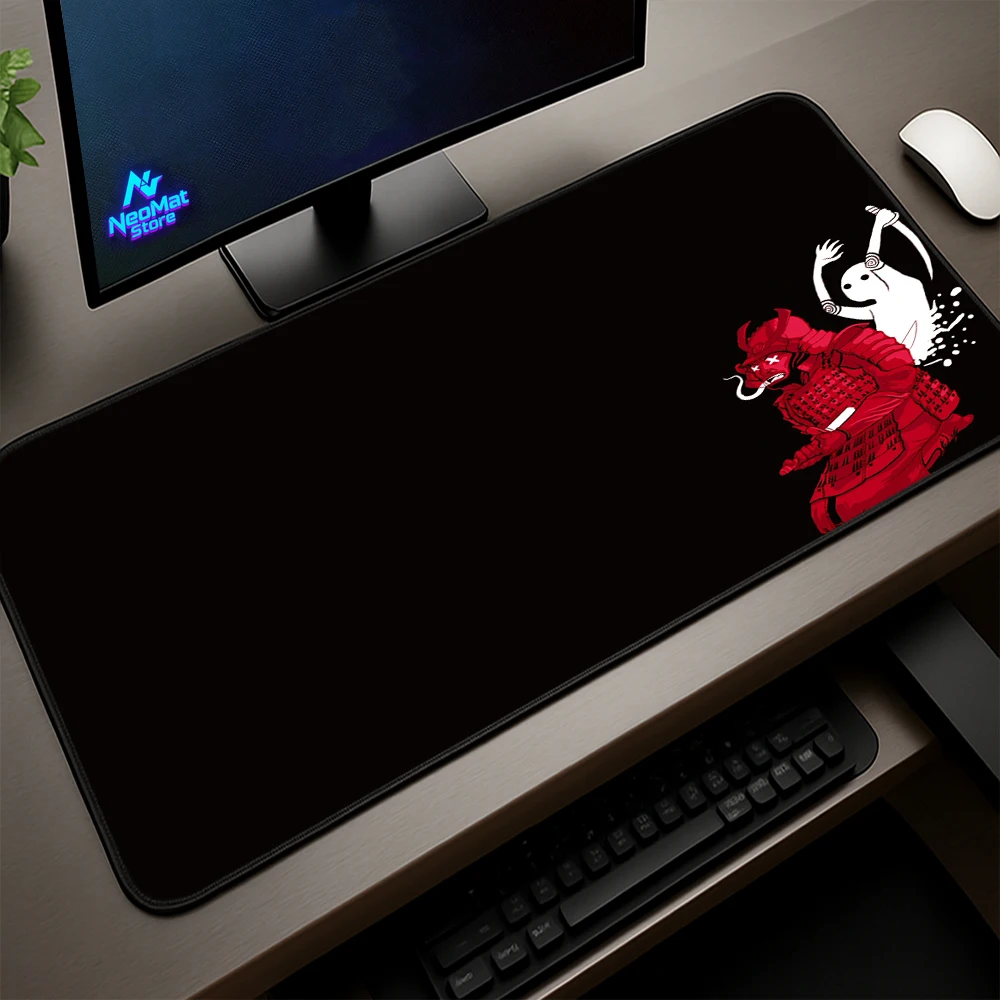 

Mouse Pad Samurai Japanese Mouse Pads Gaming Table Mat 60x30 Black Red Desktop Carpet Mousepad Xxl 800x300 Keyboard Mat 1000x500