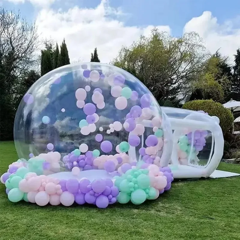 Instagrammable 5M Inflatable PVC Dome Tent for Outdoor Events and Glamping