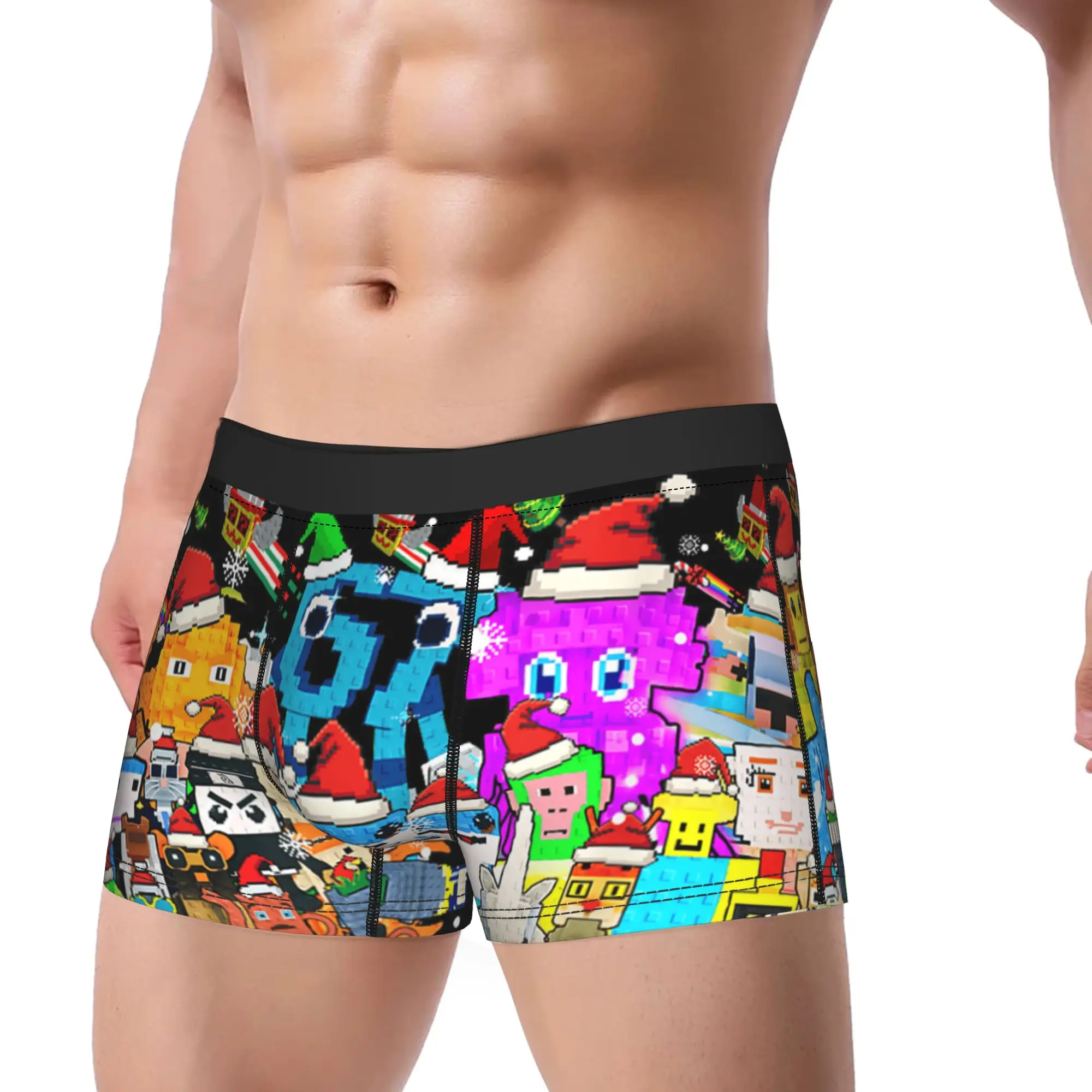 Every Italian Brainrot Funny Brainrot Boxer Brief  Underwear Quality Men's Comfortable Trunk Pattern Oversize Underpants