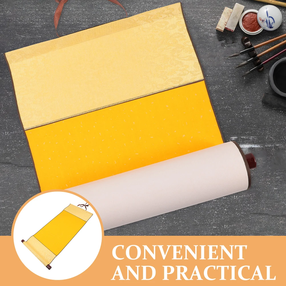 

Calligraphy Chinese Painting Rice Paper Wall Mounting Blank Scroll For Ink Watercolor Art Drawing Portable Hanging Scrolls