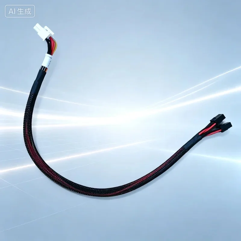 A++SY Replacement High‑Performance Fan Power Conversion Cable for Dell T630, 9WT52