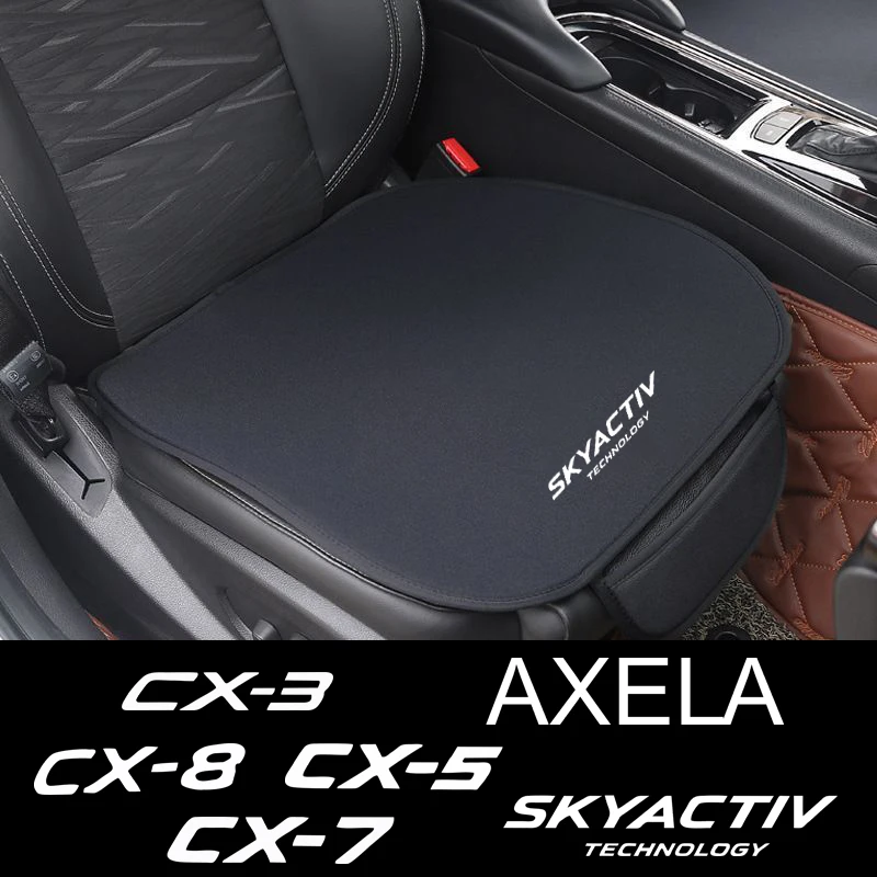 1Pcs Car Seat Cover Cushion Protection Pad For Mazda 3 CX-5 CX-3 CX-4 CX-7 CX-8 Atenza Axela Skyactiv Auto Interior Accessories