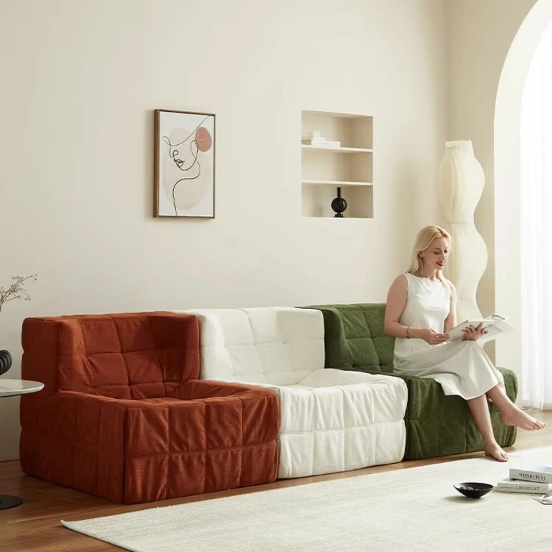 أرائك غرفة المعيشة الأوروبية الحد الأدنى الاقسام 2025 فراغ حزمة الأريكة المضغوط وحدات Divano Sottovuoto أثاث المنزل #3