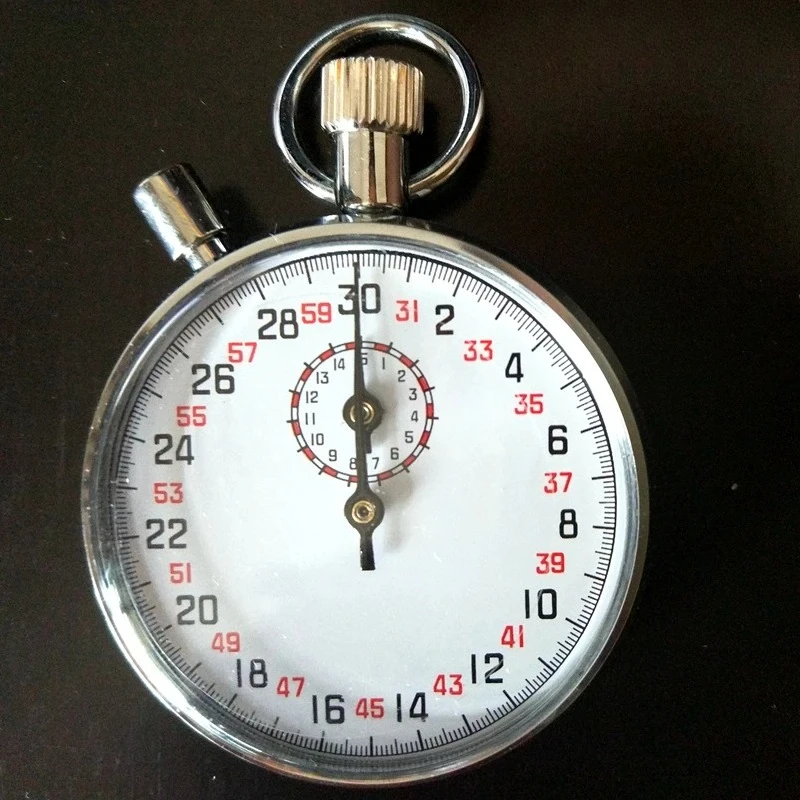 SXJ504 SXJ505 SXJ803 SXJ806 Steel Mechanical Stopwatch Track Field Running Competition Stop Watch Metal Sports Training Timer