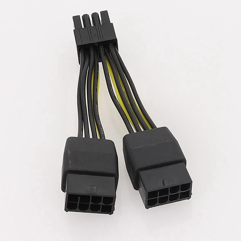 Dual 8Pin To 8Pin Power Cable Graphics Card Power Cord Cable For  TESLA K80/M40/P100/V1 GPU 10Cm