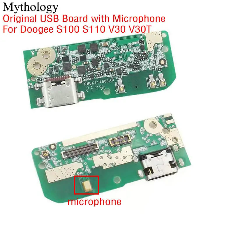 

For Doogee S100 V30 V30T S110 Original USB Board Microphone Mobile Phone Charger Circuits