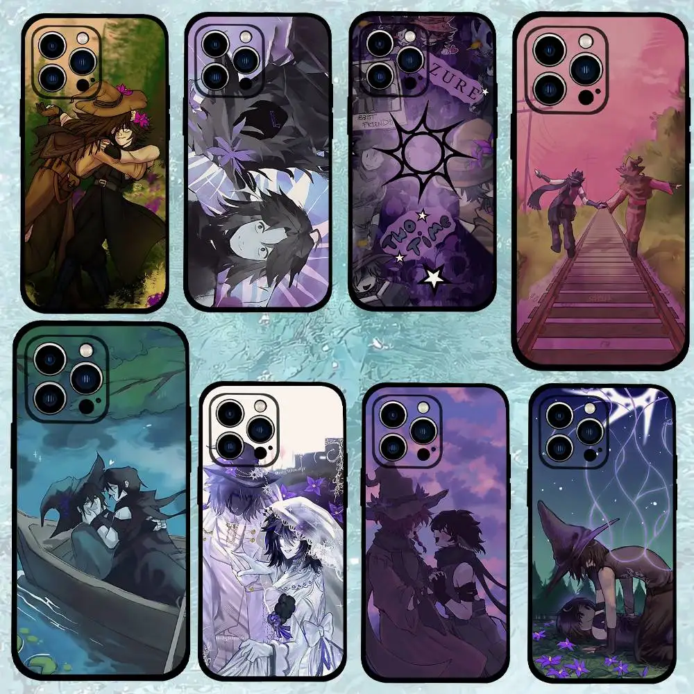 

A-Azuretimes Phone Case For IPhone 1716 15 14 13 Pro Max 11 12 Mini X Xs XR Black Silicone Cover