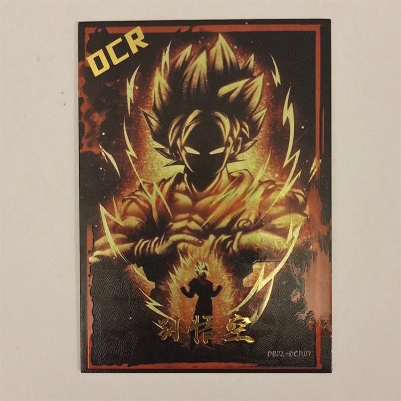 Karty kolekcjonerskie Anime Dragon Ball DCR LR Android 18 Vegeta Iv Son Goku Bulma Prezenty na Boże Narodzenie Urodziny Zabawki dla dzieci