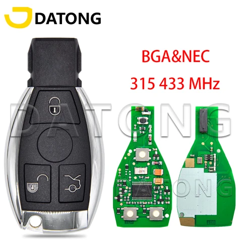 Автомобильный Дистанционный Ключ Datong World Для Mercedes Benz W203 W204 W205 W210 W211 W212 W221 W222 BGA NEC 315/433 МГц