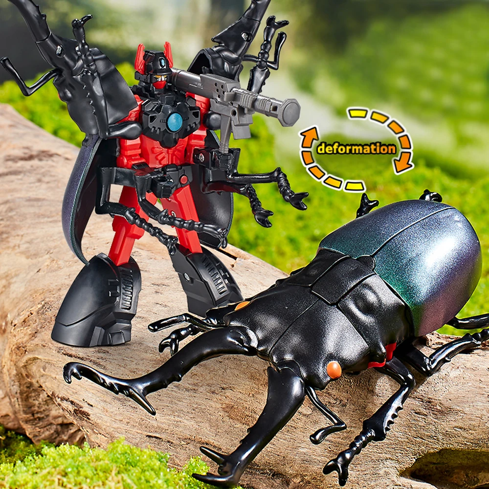 Micro mar profundo pangolim deformação inseto oceano robô hercules besouro transformável guerreiro quebra-cabeça modelo menino brinquedo presente