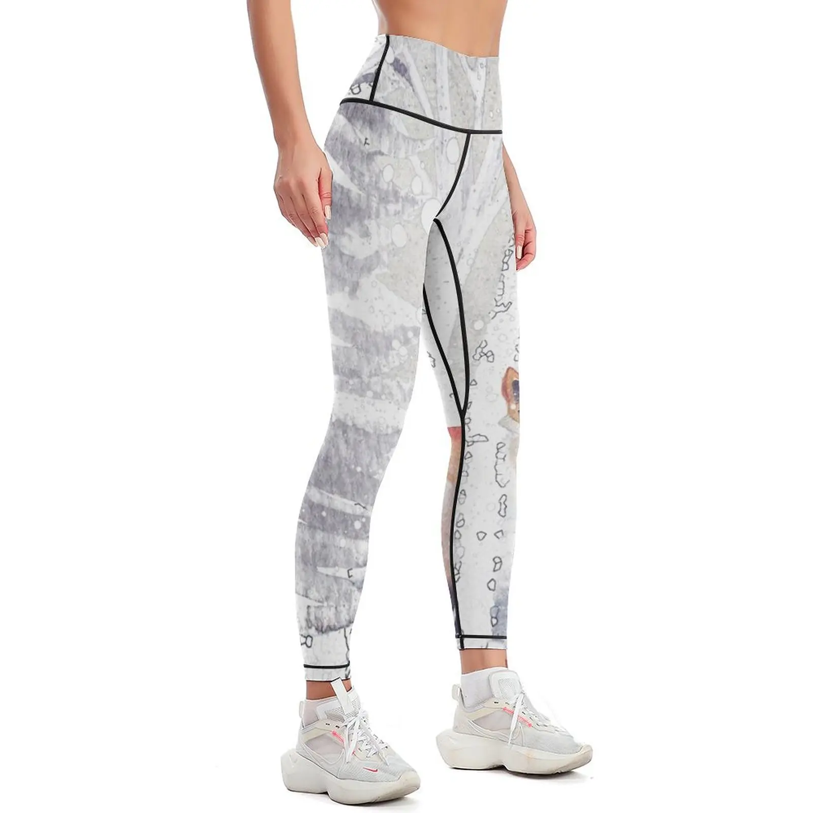 WINTER FOX by Monika Strigel Leggings active wear flared legings for fitness Womens Leggings