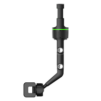 Durable-Universal Car Phone Holder Multifunctional 360 Degree Rotatable Auto Rearview Mirror Seat Hanging Clip Bracket B Green D