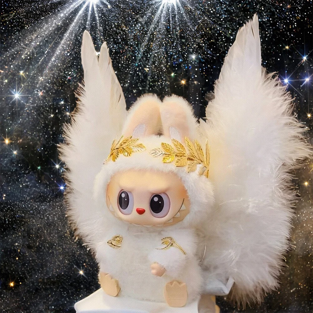 

Одежда для кукол Labubu, аксессуары для самостоятельного изготовления, крылья ангела и кольца для головных уборов, плюшевая кукла Labubu, аксессуары для самостоятельного изготовления