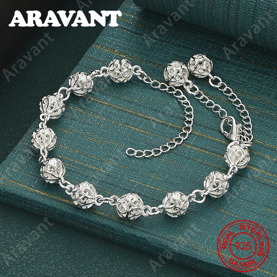 925 Sterling Silver Walnut Bracelet – A Minimalist, Elegant Accessory For Women