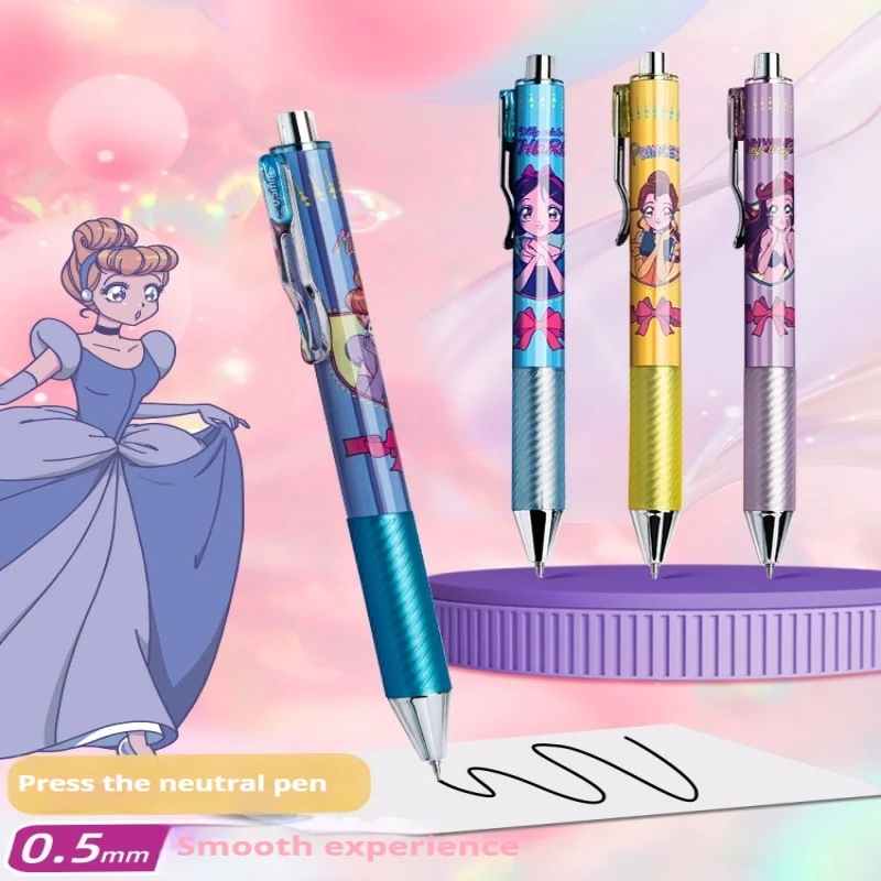 Miniso Disney Princess Press Neutral Pen Blind Box Pen Surprise Box Cartoon Anime Peripheral Children'S Day Good Stationery Gift