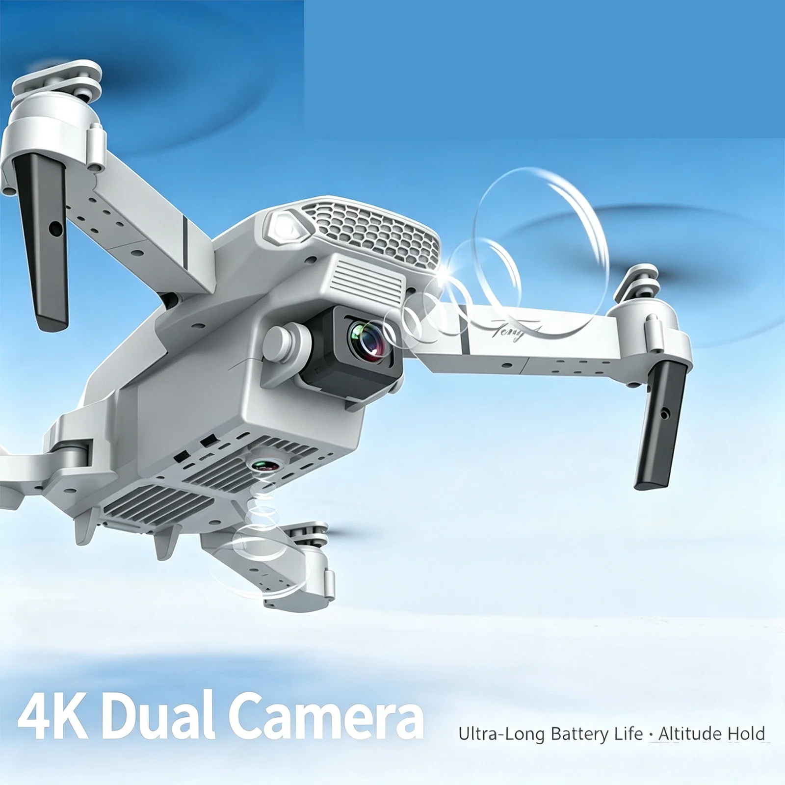 2026 New E88 PRO RC Drone 4K Professional HD Dual Camera Security UAV Air Pressure Fixed Height Foldable Quadcopter Kid Gift