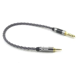 Grey Audio Cable 4.4 Male To 2.5 Male Balanced Silver-Plating Cord 4.4mm To 2.5mm Adapter For Hifi MP3 Music Player