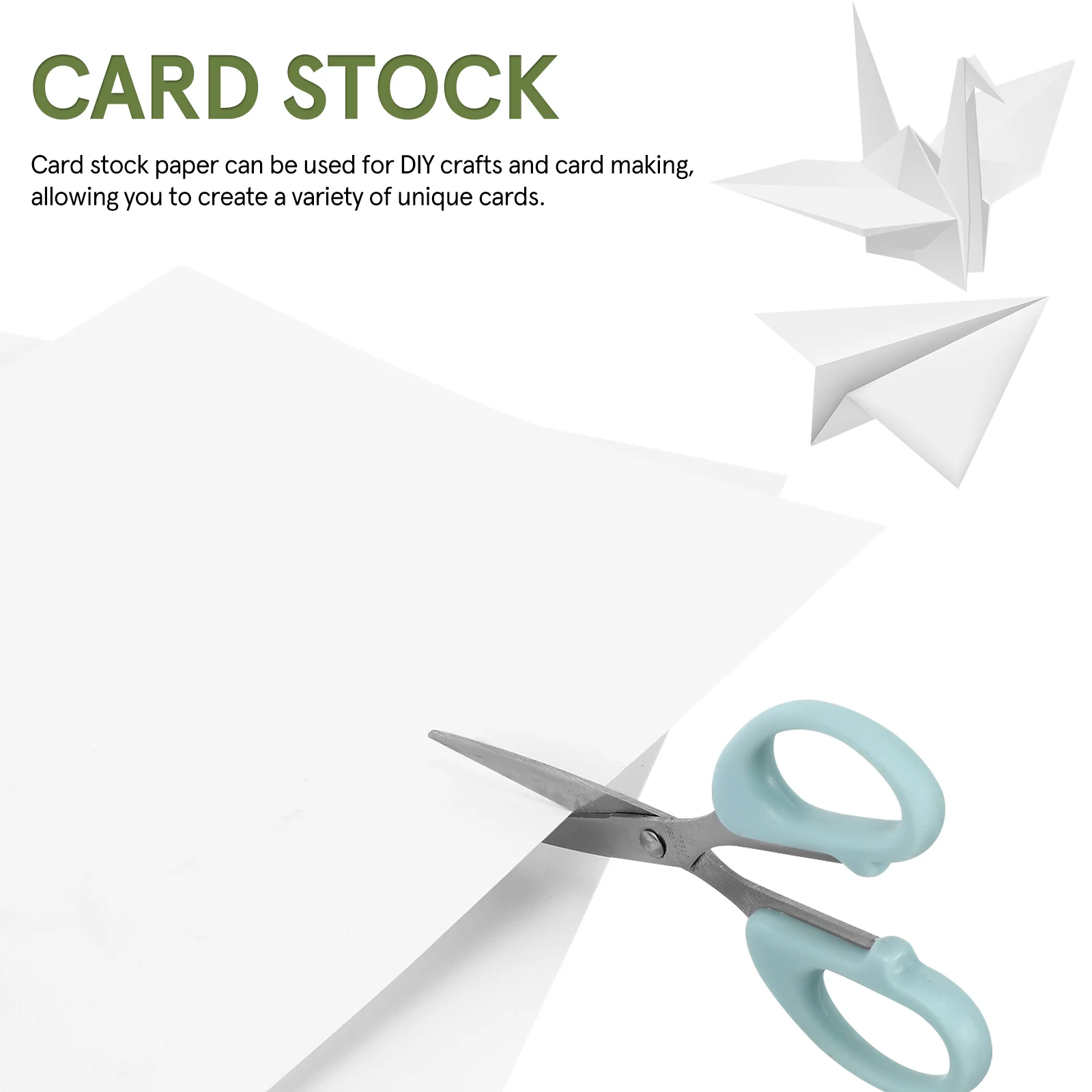 

50 Sheets White Cardstock A4 180gsm DIY Crafts Bulk Sheets For Card Making Scrapbook Paper Printer Paper