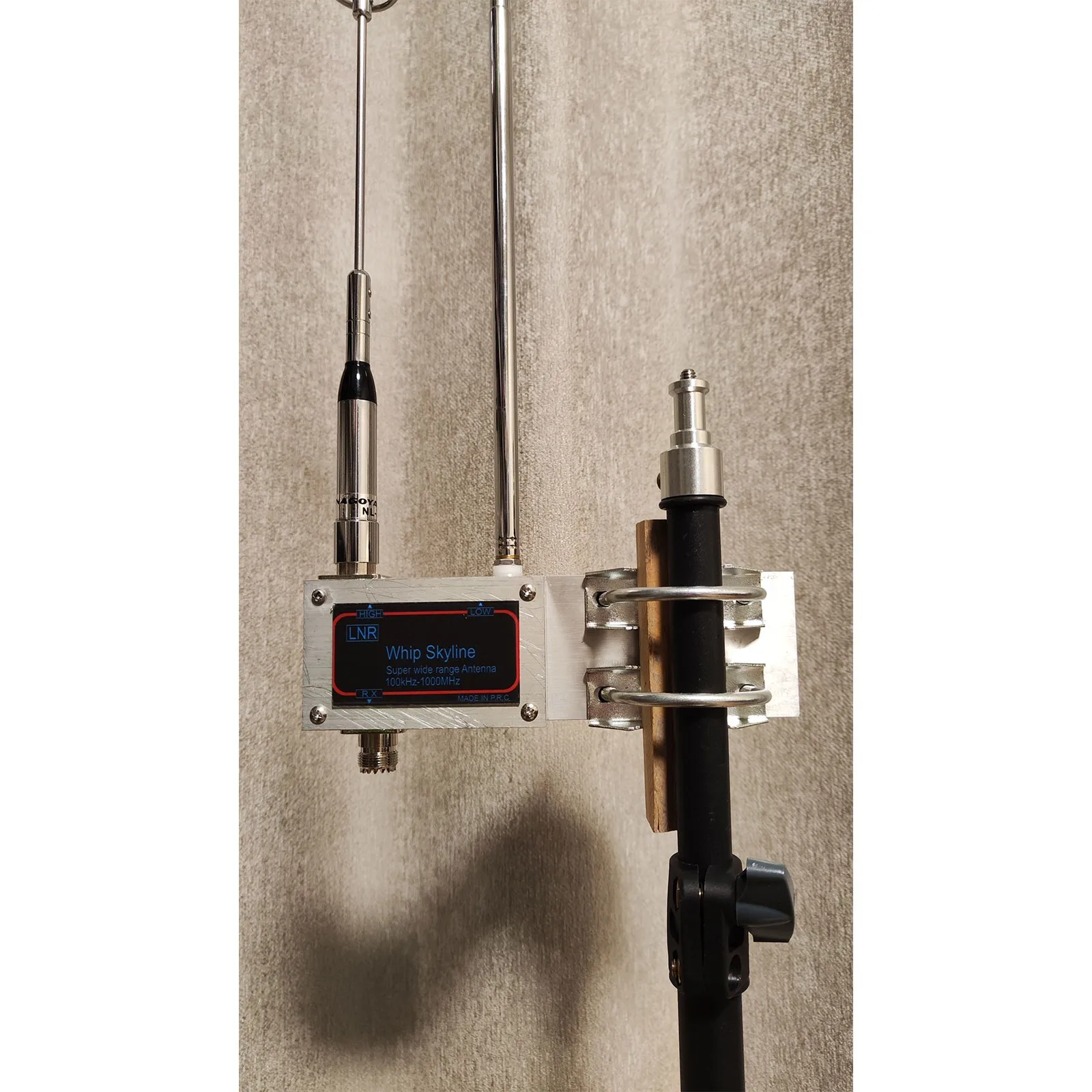 HAMGEEK LNR Whip 스카이라인 수신기 안테나 100KHz-1GHz LW MW SW FM 광대역 GP 안테나용