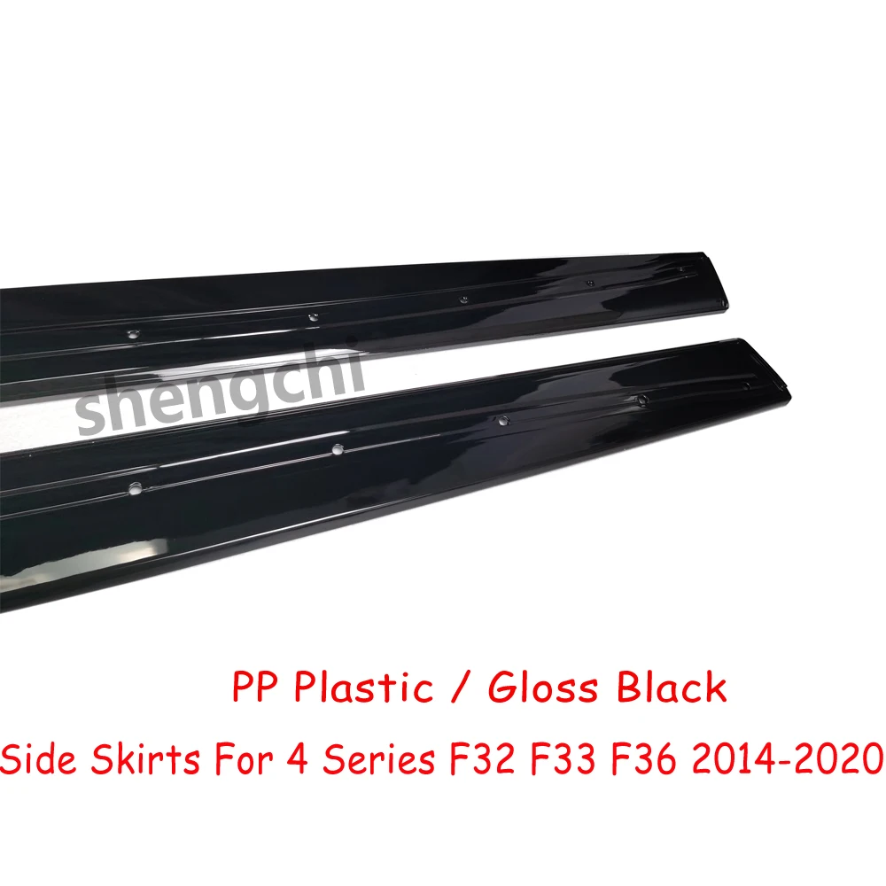 F32 F33 F36 PP gonna laterale in plastica per BMW serie 4 F32 F33 F36 estensioni paraurti laterale kit corpo M Sport 2014-2020