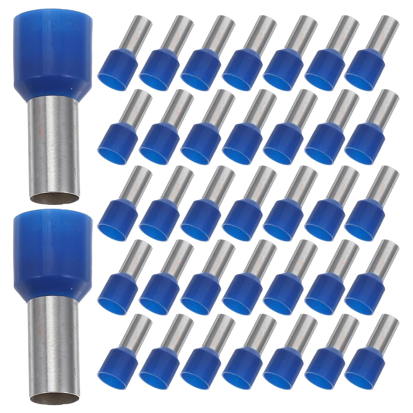 

500pcs Wire Ferrules Crimp Connectors Terminals Kit Copper Ring Pre Insulated Tube Type Nylon PVC Electrical Wiring Devices Safe