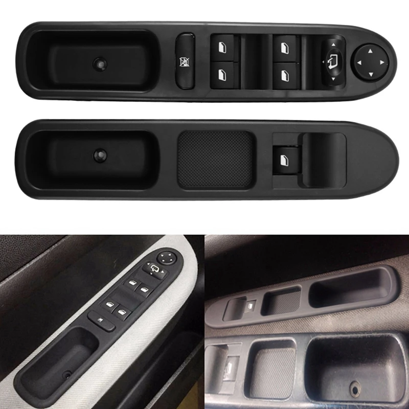 1Pair Electric Master Electric Power Window Control Switch For Peugeot 307 307SW Glass Lifter Switch 96351625XT 6554.KT Parts