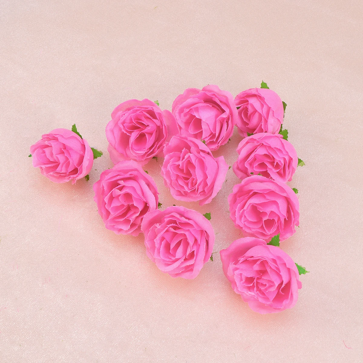 

100 PCS Simulation Rose Head DIY Flower Decoration False Flowers Fake Heads Vintage