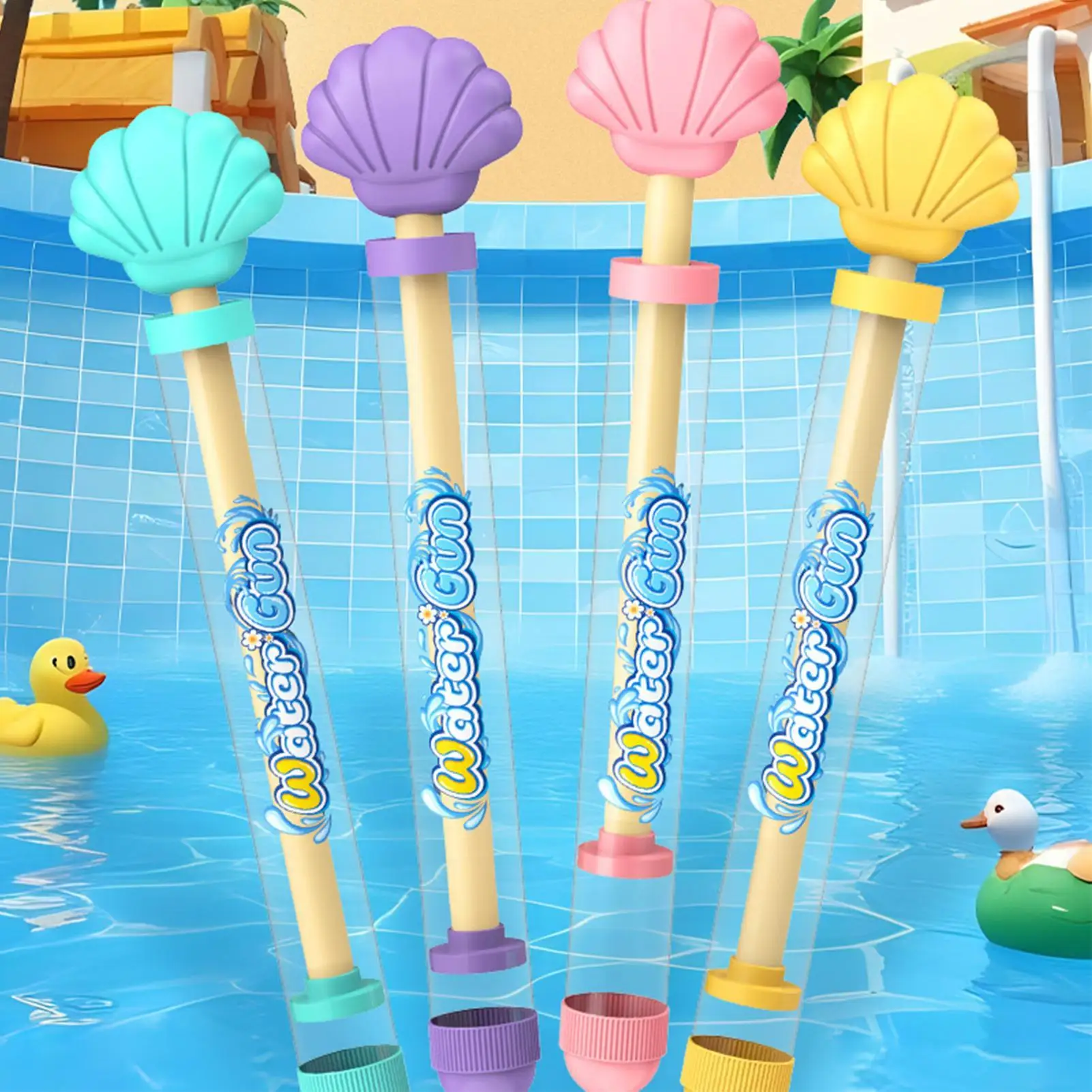 Large Capacity Water Squirter Sprinkler With LED Light For Kids Fun Fighting Play Toys Colorful Beach Game For Outdoor party