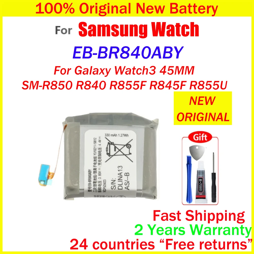 New Original Battery For Samsung Galaxy Watch Gear Live/S2 classic/Gear S4/Gear 1/Active 1 2 3/ Watch 3/ Gear S/Gear 2/WATCH 4