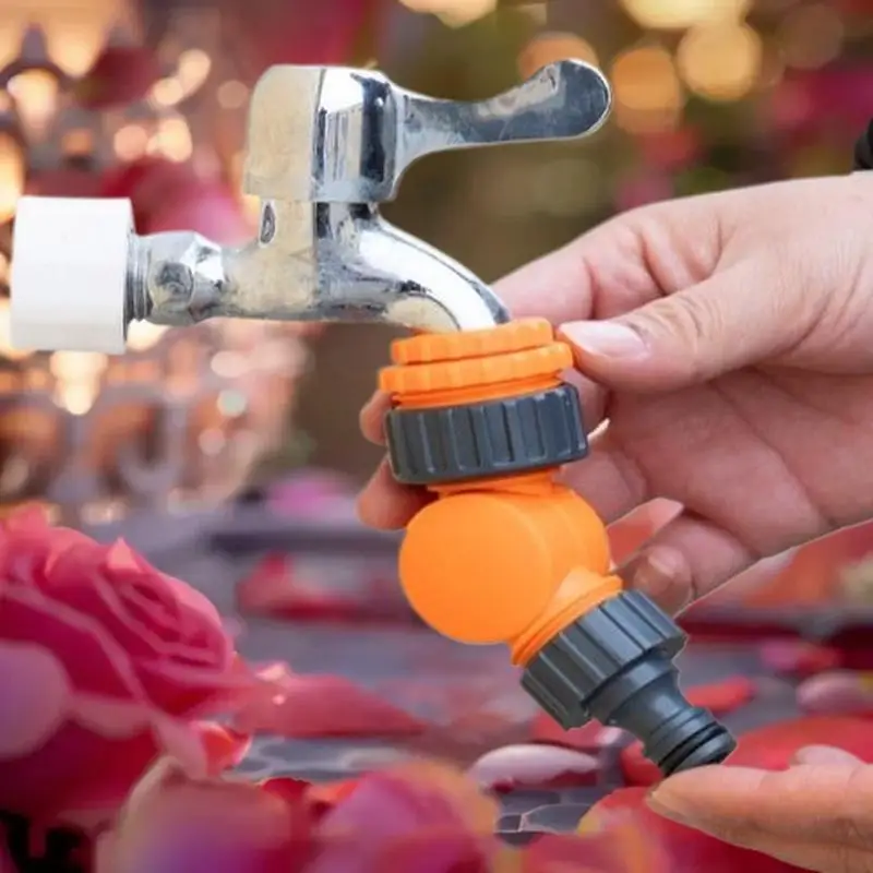 1/2 Inch Faucet Adapter, Plastic Quick Connect Click-lock For Watering & Irrigation Garden Hose Connector,