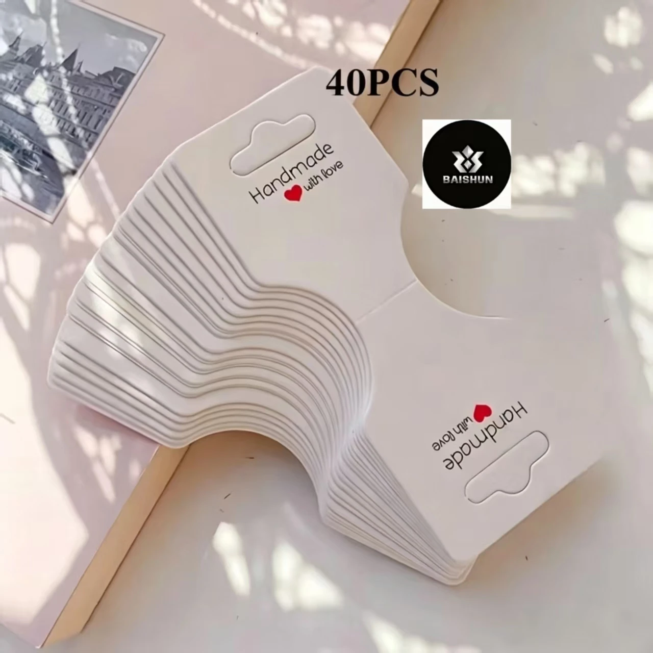 40Pcs Jewelry Display & Packaging Supplies, Jewelry Display Cards, Hair Accessory Packaging Cards for Headbands, Earrings & Vari