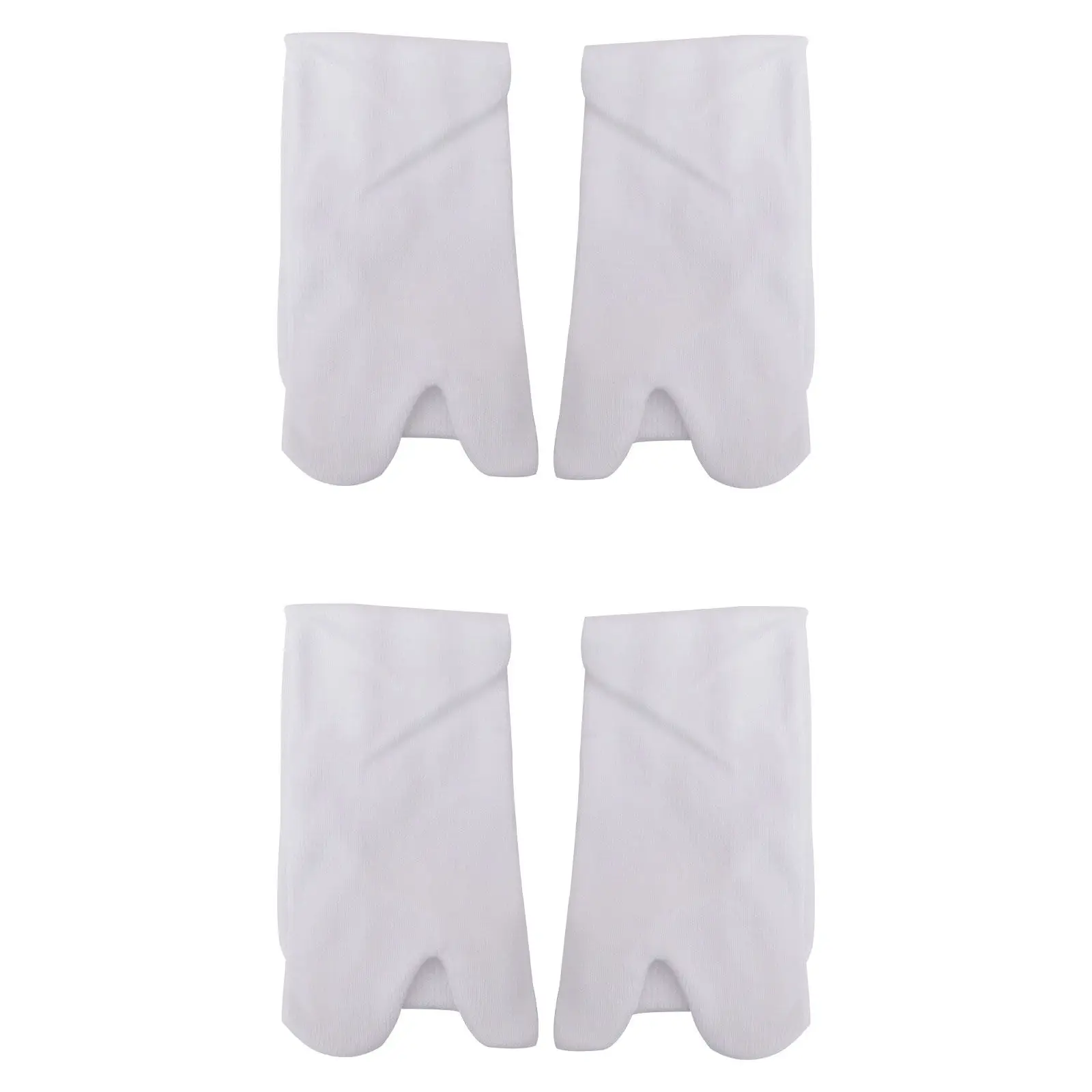 2Pairs Breathable Two-Toed Socks Japanese Style Cotton Comfortable Toe-Splitting Socks Free Size for Clogs Sneakers Daily Use